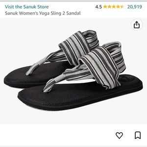 Sanuk yoga sandal sz 7